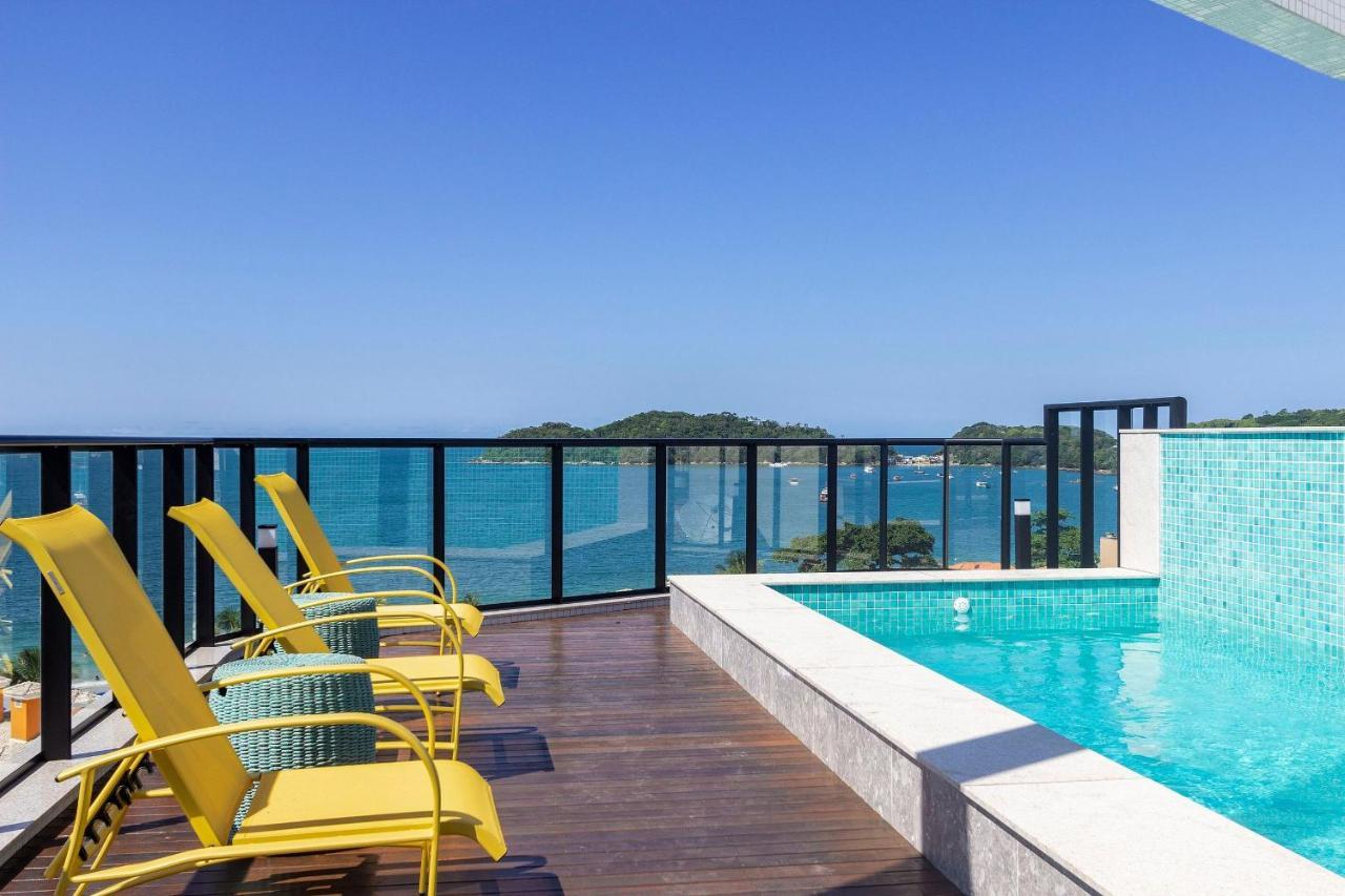 Aion Suites 205 - Lindo Apartamento Com Vista Para O Mar, A 60M Da Praia De Bombinhas, Com Piscina E Academia No Rooftop. Buitenkant foto