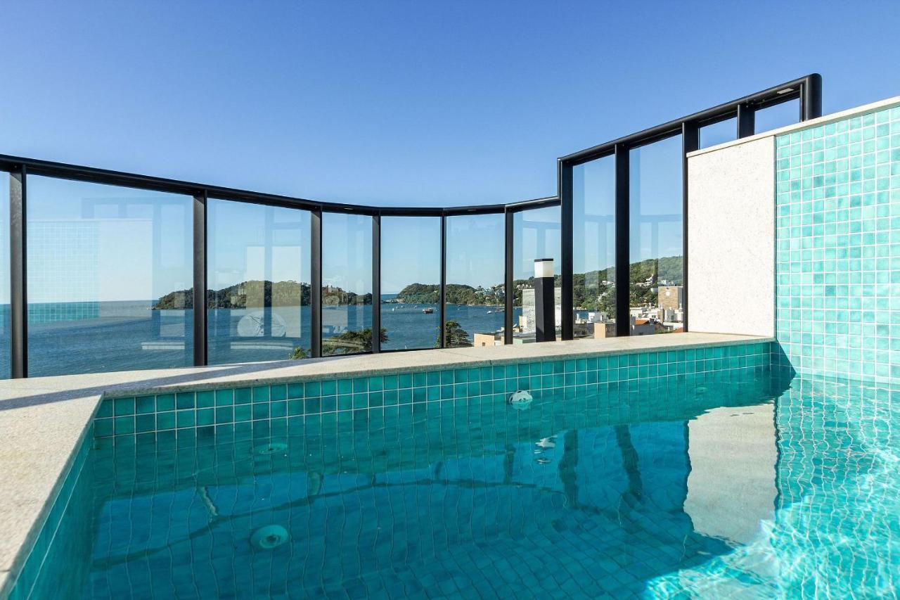 Aion Suites 205 - Lindo Apartamento Com Vista Para O Mar, A 60M Da Praia De Bombinhas, Com Piscina E Academia No Rooftop. Buitenkant foto